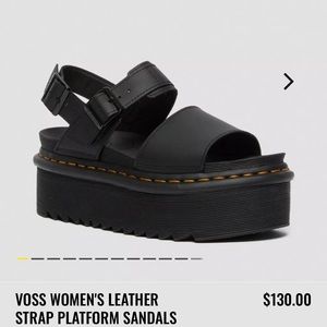 Doc Marten Voss Quad sandals in black